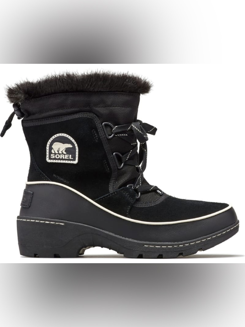 Sorel Tivoli III Women’s Size 8 Black Suede Waterproof Winter Boots